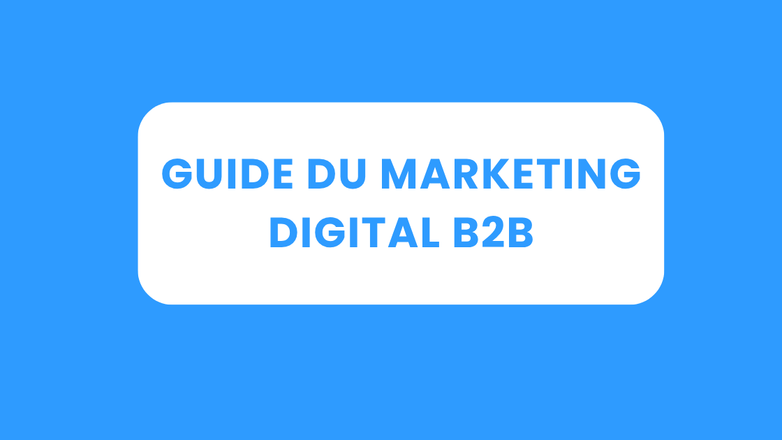 Guide du Marketing Digital B2B : définition, exemples et stratégie